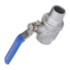Ball Valve Female Male Thread 3/4in Stainless Steel Good Sealing