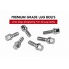 20 Pcs Lug Bolts Ball Seat 14x1.5 Thread 28mm Shank