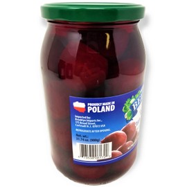 Belveder Beets Whole Petite 31.74 oz 900g, Vegan, Non-GMO, Gluten-Free Pack of 1