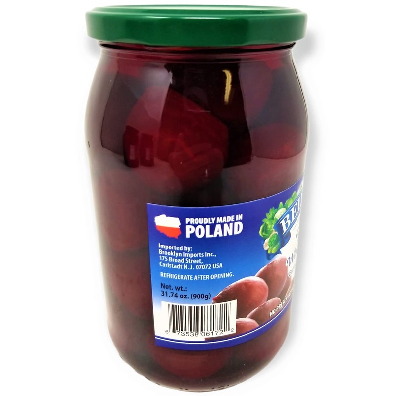 Belveder Beets Whole Petite 31.74 oz 900g, Vegan, Non-GMO, Gluten-Free