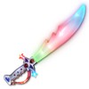 FlashingBlinkyLights Set of 2 Light up Pirate Cutlass LED Swords