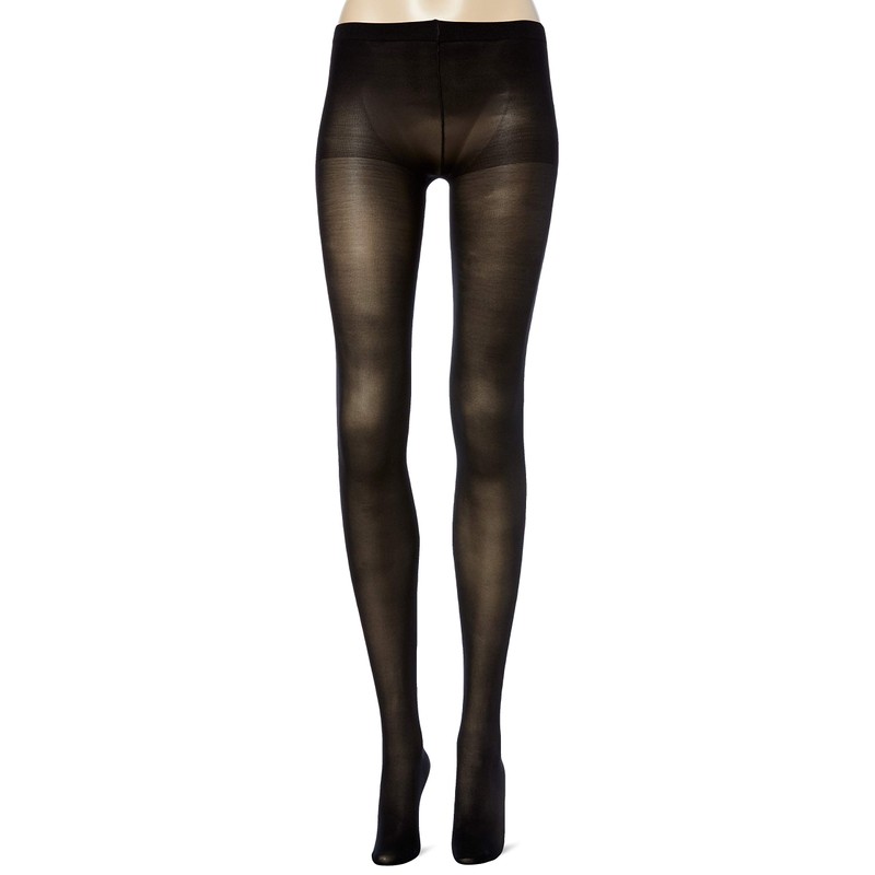 Gunze SABRINA Women's Tights, Beautiful Sheer, Deep Black, Anti-pilling, 30
