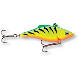 Rapala Rattlin 07 Fishing Lures, RNR07FT, Firetiger, 2.75"