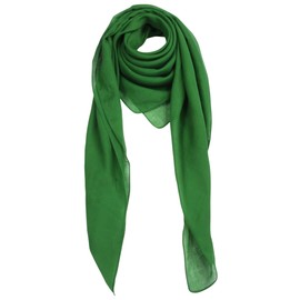 Superfreak® Cotton Cloth Scarf Shawl, 100 x 100 cm, 100% Cotton, All Colours - Green