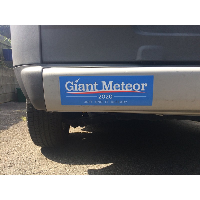 Giant Meteor 2020 Bumper Sticker