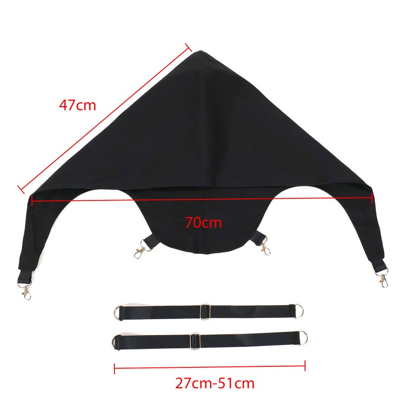 Gothic Hood with Shoulder Straps, Cosplay Hood for Assassin Costume,