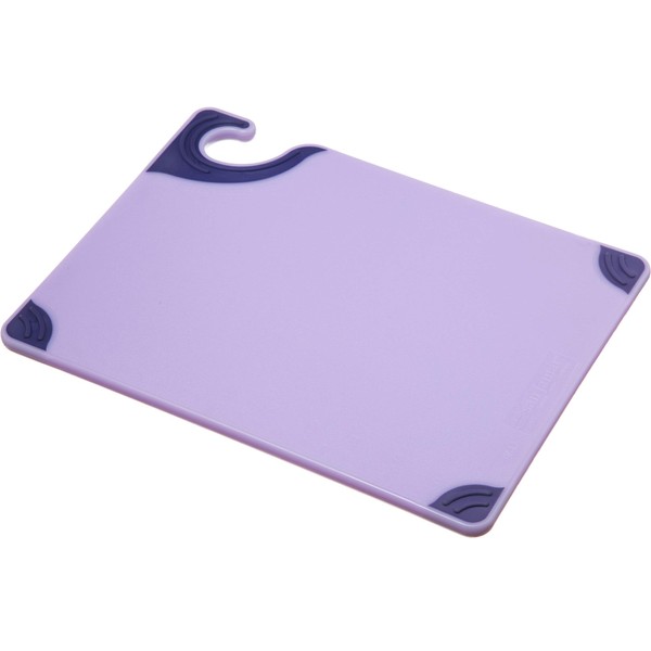 San Jamar - CBG912PR CBG912 Allergen Saf T-Zone Co-Polymer Cutting Board, 12" Length x 9" Width x 3/8" Thick, Purple
