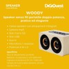 Digiquest - Woody Wireless Speaker - with Live Voice, Natural