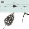 FOLANDO Professional European Carp Fishing Rig with 80g Feeder &