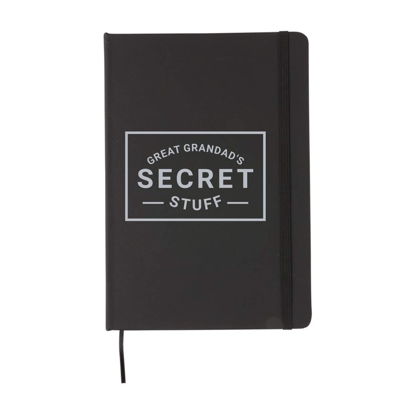 Great Grandad Gift Secret Stuff Note Pad Soft Touch A6