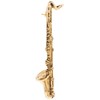 Nakano Standard Brooch Bass Clarinet, Gold MM-80P/BCL/G