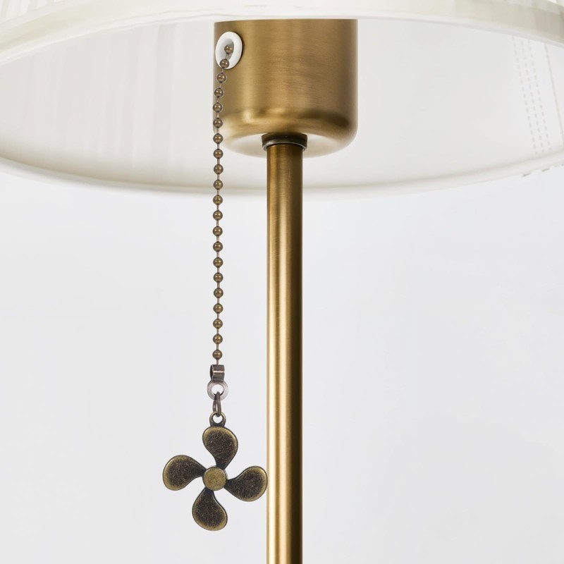 Ymapinc 2pcs Ceiling Fan Pull Chain Ornaments, 13inch Bronze Fan