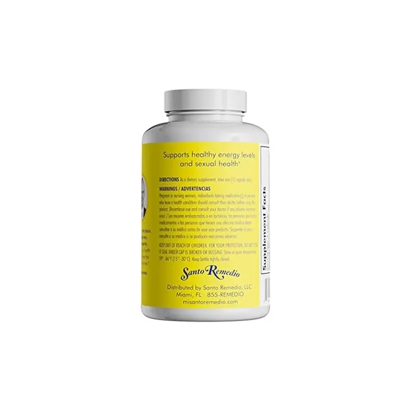 Santo Remedio Maca 750 Mg Suplemento Energía 90 Cápsulas