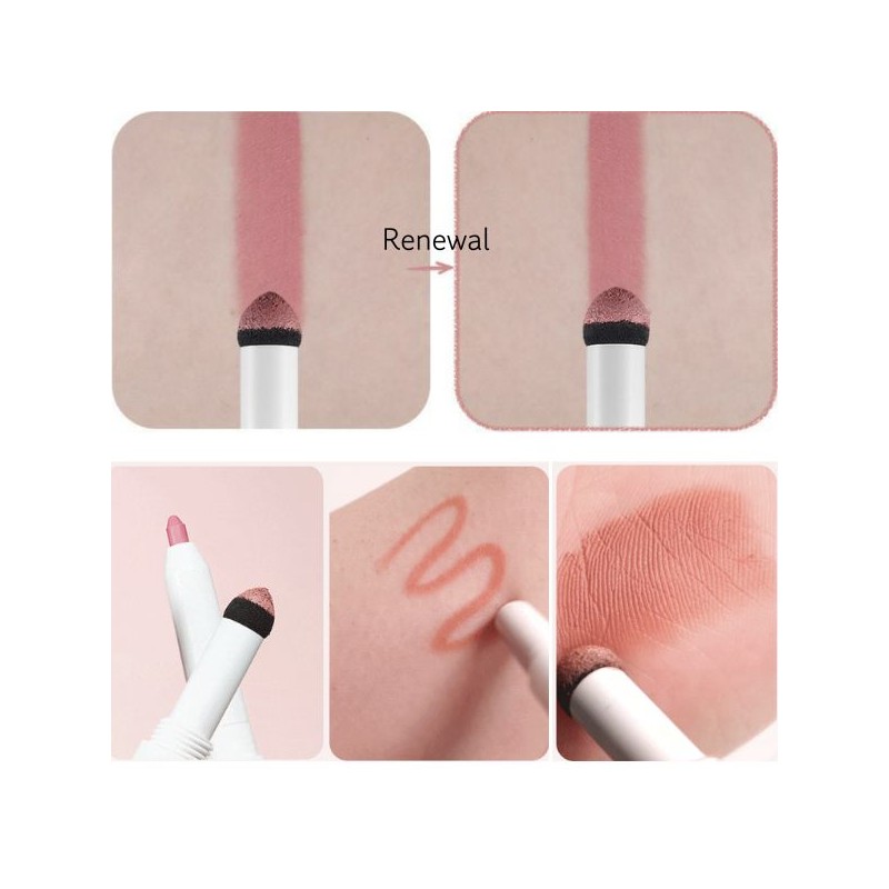 IPKN Fluffy Lip Pencil 1.3g, Color:01 Meaning Peach