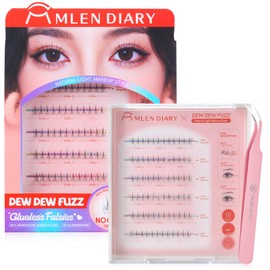 False Eyelashes, No Glue, No Glue, No Glue, 3D Lower False Eyelashes, No Glue Required, 42 Bundles, Black, 1 Second Matsueku Part, Lower Eyelashes, Easy Installation, For Beginners, Three-Dimensional