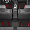 Motor Trend ChromeTech Car Floor Mats Full Set - Durable