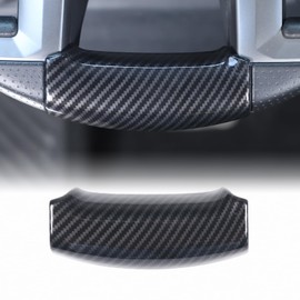 Fit for Toyota Tundra 2022-2023 Steering Wheel Frame Trim, ABS Steering Wheel Button Cover, Car Steering Wheel Panel Protection Frame Molding Sticker (Carbon fiber pattern-B)