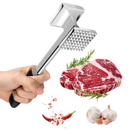 Versatile Tender Meat Tenderisers - User-Friendly Tenderizing Meat Mallet with Two Sides Aluminum Meat Hammer