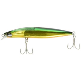 SHIMANO Strong Assassin 125SFB XM-212U Saltwater Plug, Sea Bass, F Green Gold (008), Rivers, Surf, Banks, Saltwater