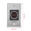 Infrared Sensor Exit Button IR Door Release Touch-Free Switch No