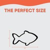 Fish Cookie Cutter with Easy to Push Design (4 inches)