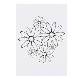 Azeeda 'Gänseblümchen-Cluster' Temporäres Tattoo - Hautfreundlicher & Ungiftiger Abziehbild · Wasserfest (TO00049202)