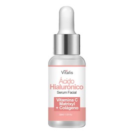 Sérum de Vitamina C, Ácido Hialurónico y Colágeno – Antimanchas, Antiedad, Ilumina y Rellena, Facial 30ml concentrado