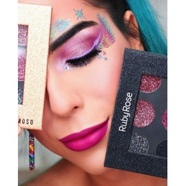 Paleta de Sombras Glitter en Crema para Ojos - Glitter Cream Shine de Ruby Rose