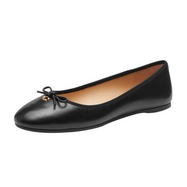 Coach Women's Abigail Ballet Flat, Black, 8.5