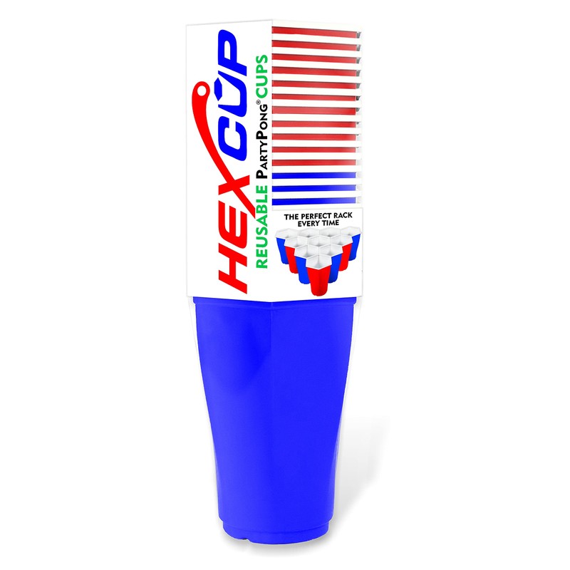 HEXCUP - Reusable Party Pong Cup Set by PartyPong -