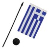 Greece Table Flag 4'' x 6'' - Greek Desk Flag