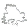 Staedter Frog Shape Cookie Cutter, Silver, 7 cm