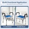 Shower Chair for Inside Shower 500lbs - Bariatric Shower Seat
