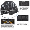 Gruee Hair Black Curly Wig + Glasses for Men Disco