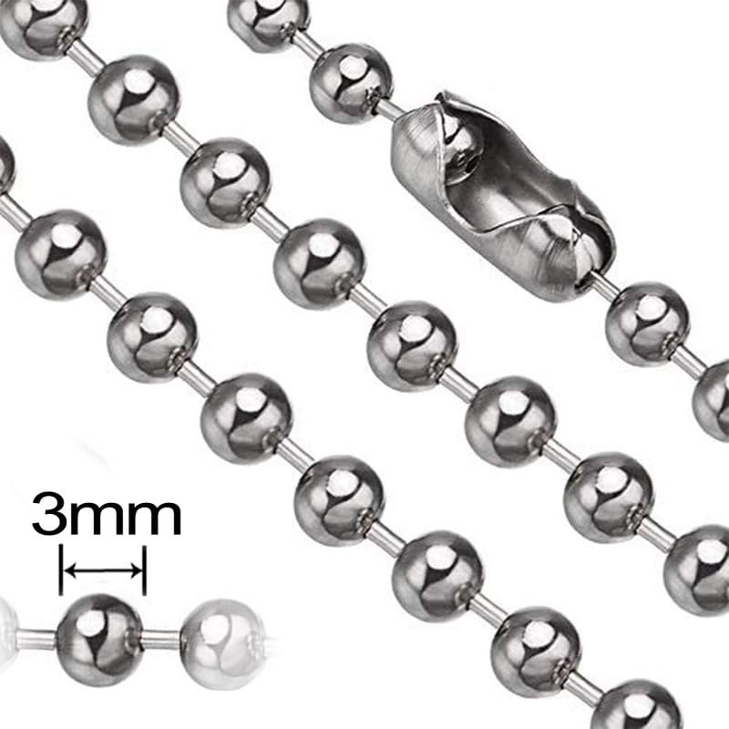 Nickel 60"Extra Long Rust Proof Ceiling Fan Pull Chain 3MM