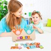UOCAI Montessori Wooden Maths Toy, Educational Toy for Numbers Learning,