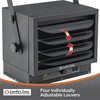 Comfort Zone Hard-Wired Ceiling Mount Garage Electric Space Heater, Fan-Forced,