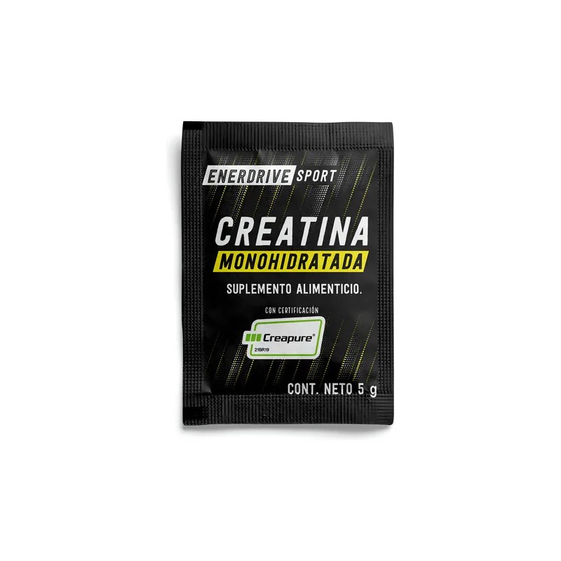 Creatina Monohidratada Creapure - 60 Sachets 5gr Sabor Sin Sabor