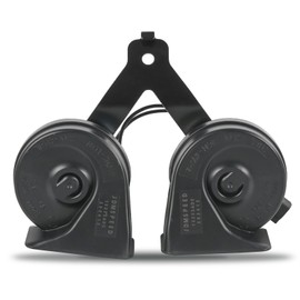 RALZAOTO Horn Assembly with Bracket Dual Note Electric Horn Level 2 Compatible with Ford F-150 2015-2022 Expedition 2018-2022 Replaces# ‎‎FL3Z-13832-C