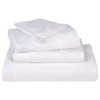 vidaXL Guest Towels, Set of 4, White, 30 x 50