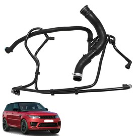 GXARTS Upper Supercharger Coolant Hose LR034637 Compatible with Land Rover Range Rover Sport 2014 2015 2016 2017 2018 2019 2020 2021 2022