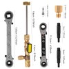 jiouxip Valve Core Remover Installer Tool and HVAC Service Wrench