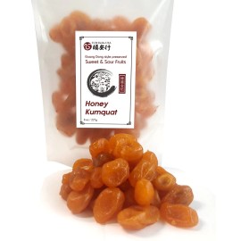 Unbranded Preserved Dried Sweet and Sour Candied Fruit Snacks 8 oz - Honey Kumquat