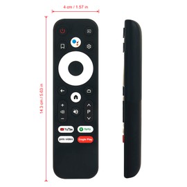 Replacement Remote Control Suitable for Mecool KM7 Plus Smart Android TV Box Player Remote Control KD2-Without Voice Search Function