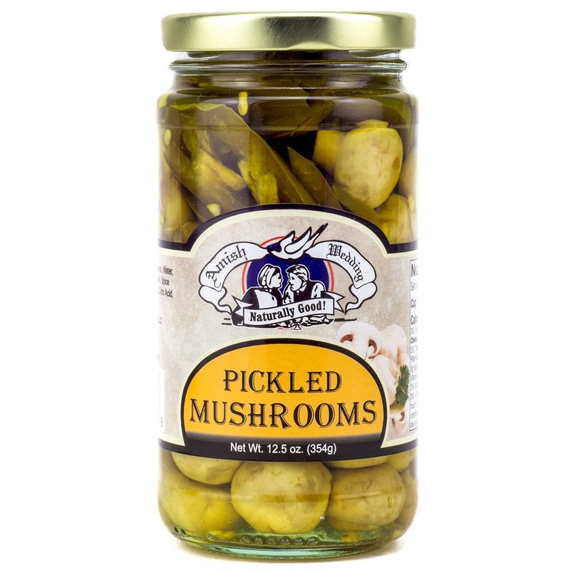Amish Wedding Pickled Mushrooms 12.5 oz