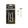 Pride Sports Maxx Pro 2.0 PTS Plastic Tees, Blue/Orange, 3-1/4