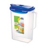 Lock & Lock Rectangular Fridge Door Jug - Clear/Blue, 2