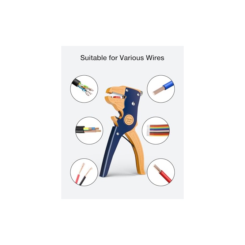 VCELINK Wire Stripper and Cutter, Professional Quick Strip Automatic Wire