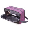 WANDF Toiletry Bag Water-Resistant Nylon Travel Wash Bag Lightweight Dopp
