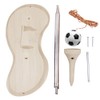 Ball Throwing Toy Wooden Ring Toss Game Fun Interactive Throwing